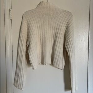 Elegant Cream Turtleneck Sweater
